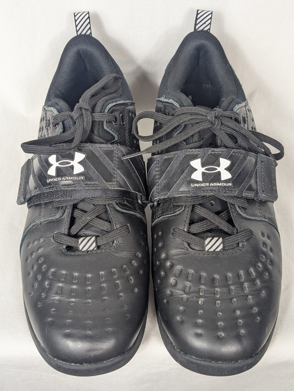 Under Armour Reign Lifter Men's 9 Women's 10.5 Weight Lifting Gym Shoes Black